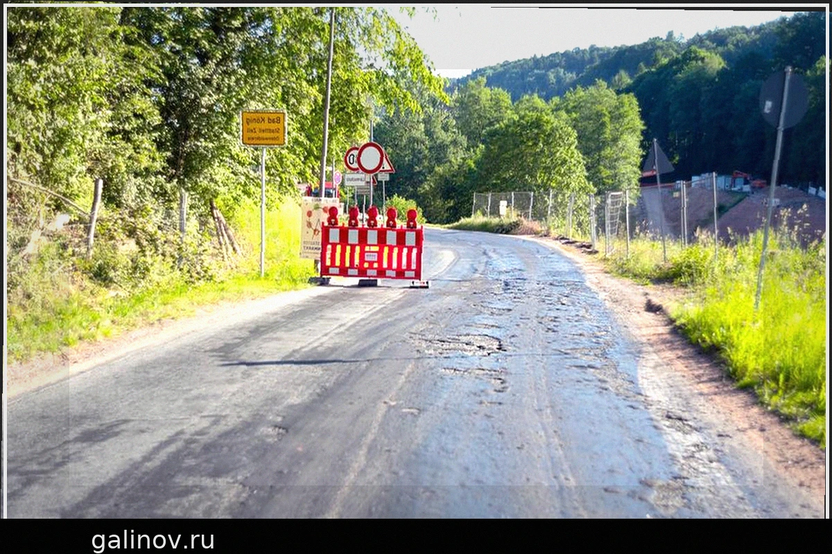 Асфальт на объездной дороге Целлерского моста лопнул из-за жары